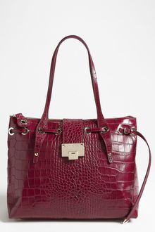 Jimmy Choo Rhea Moc Croc Croc Embossed Shopper - Lyst