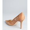 Jimmy Choo Tan Snakeskin Harriet Pointed Toe Pumps in Brown (tan) - Lyst