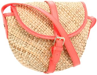  Marc By Marc Jacobs Preppy Straw Shoulder Bag 