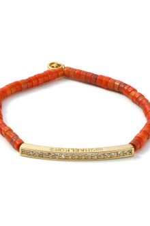 Michael Kors Michael Pave Beaded Bar Bracelet - Lyst