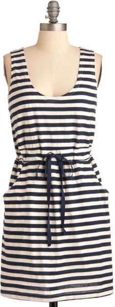 Modcloth Paris Mon Amour Dress in Black (navy) - Lyst