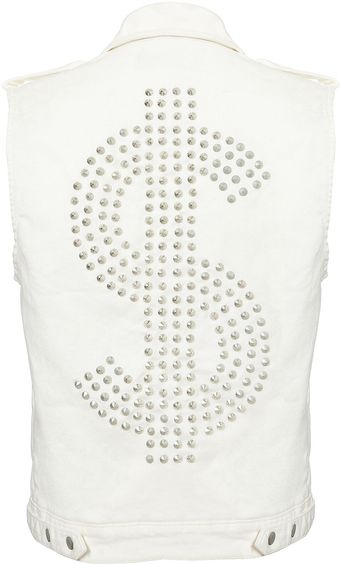 Moto Moto Dollar Stud Oversize Biker Jacket - Lyst