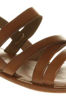 Office Strider Sandal Tan Leather - Lyst
