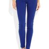 Victoria Beckham Twist Midrise Skinny Jeans in Blue (cobalt) - Lyst