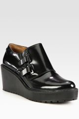 3.1 Phillip Lim Wallace Leather and Metal Wedges