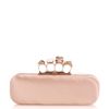 Alexander Mcqueen Satin Knuckleduster Clutch Bag in Pink - Lyst