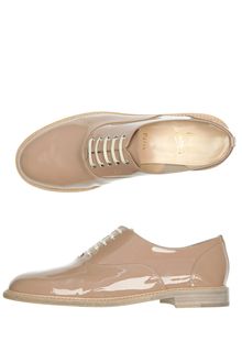 Christian Louboutin Havana Patent Leather Laceups - Lyst