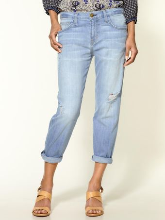 Current/Elliott The Boyfriend Crop Jeans - Lyst