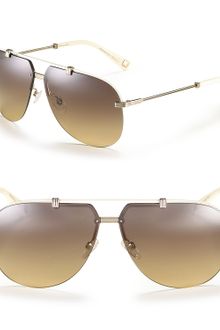 Dior Rimless Aviator Sunglasses - Lyst