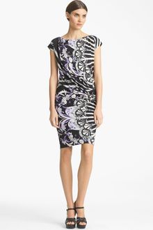 Emilio Pucci Ruched Jersey Dress - Lyst