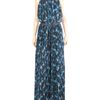 Erdem Washed Crepe Pleated Dress in Blue - Lyst
