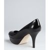Fendi Black Leather Platform Pumps in Black - Lyst
