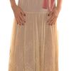 Hoss Intropia Ivory Lace Dress with Pink Ribbon in Beige (ivory) - Lyst
