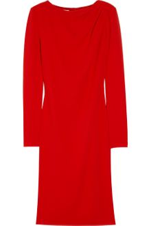 Moschino Cheap & Chic Ruched Crepe Dress - Lyst