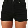 Nasty Gal Highway Denim Shorts Black in Blue (denim) - Lyst