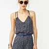Nasty Gal Sweet Blossom Romper in Blue (navy) - Lyst