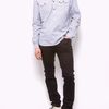 Shipley & Halmos Ford Woven Henley in Blue for Men - Lyst