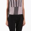 Tibi Tile Stripe Pleated Tunic in Purple (black multi) - Lyst