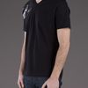 Versace Vneck Tshirt in Black for Men - Lyst