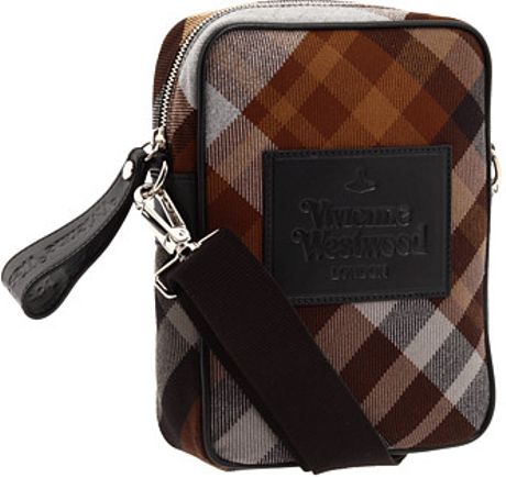 Vivienne Westwood Man Tartan Bag in Brown (t) - Lyst