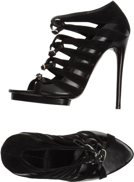 Balenciaga Platform Sandals in Black - Lyst