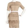 Bcbgmaxazria Tiered Shirt Dress in Khaki - Lyst
