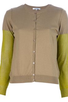 Carven Two Tone Cardigan - Lyst