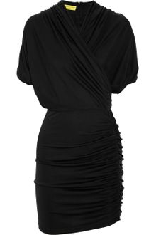 Catherine Malandrino Draped Silk Jersey Dress - Lyst