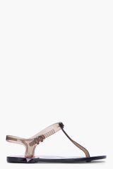 Chloé Black Jelly Sandals