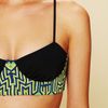 Free People Beaded Bustier Bikini in Black - Lyst