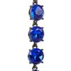 Oscar De La Renta Gunmetaltone Drop Clip Earrings in Blue (gunmetal) - Lyst