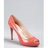 Prada Coral Platform Peep Toes in Pink (coral) - Lyst
