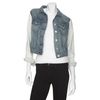 Rag & Bone Preview Denim Jacket with Leather Sleeves in Blue (denim) - Lyst