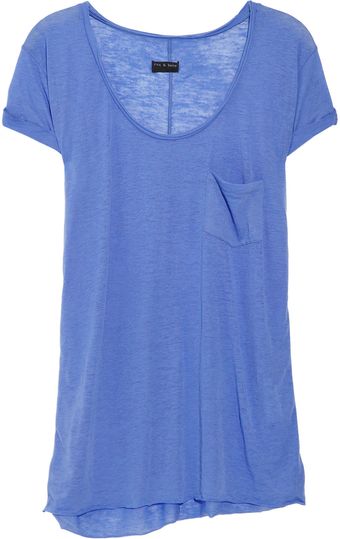 Rag & Bone The Pocket Tee Slubjersey Tshirt - Lyst