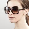 Roberto Cavalli Stripeframe Sunglasses in Brown (dark havana) - Lyst