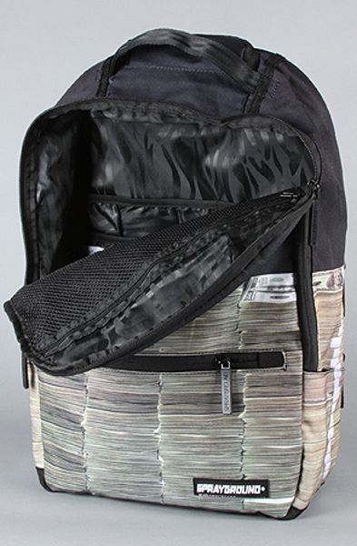 Sprayground The Money Stacks Backpack in Black in Black for Men | Lyst