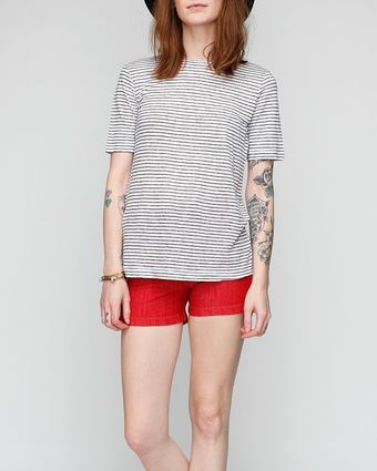  Linen Striped T 