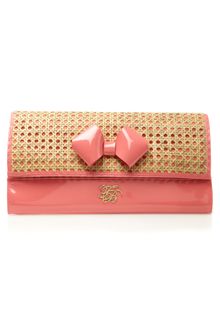 Ted Baker Straw Clutch Bag - Lyst