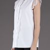 Valentino Lace Blouse in White - Lyst