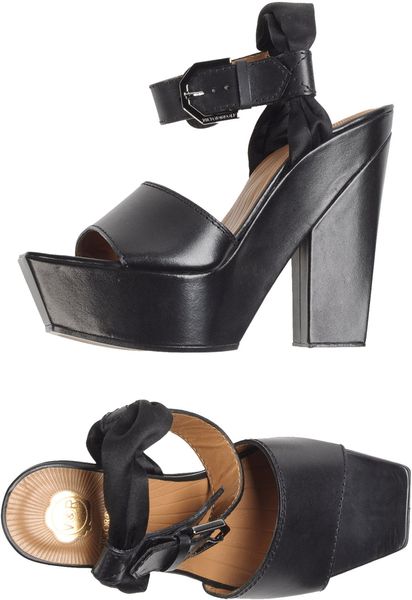 Viktor & Rolf Platform Sandals in Black - Lyst