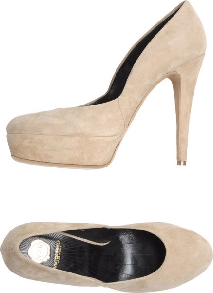 Viktor & Rolf Platform Pumps in Pink (sand) - Lyst