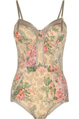 Zimmermann Devoted Floral-print Swimsuit