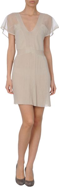 Alberta Ferretti Short Dress - Lyst