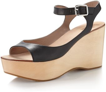 Platform Wedge Black 