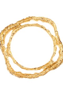 Elie Tahari Ella Antiqued Brass Bracelet - Lyst