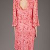 Emilio Pucci Beaded Lace Dress in Pink - Lyst