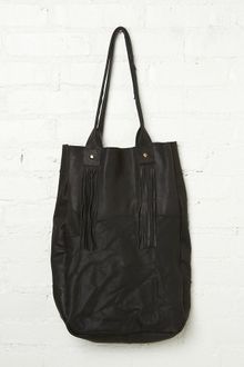 Free People Match Leather Tote - Lyst