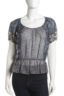 Joie Manon Floral Print Top - Lyst