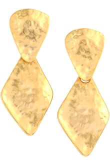 Kenneth Jay Lane Triangle Drop Earrings - Lyst