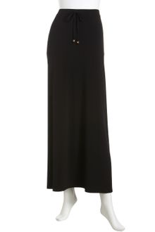 Michael by Michael Kors Drawstring Maxi Skirt - Lyst